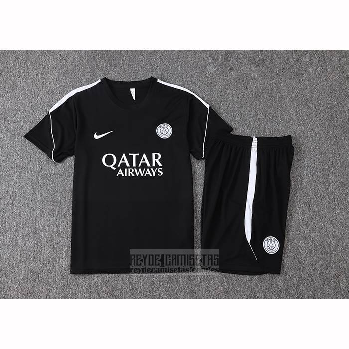 Chandal del Paris Saint-Germain Manga Corta 2026-2027 Negro - Pantalon Corto